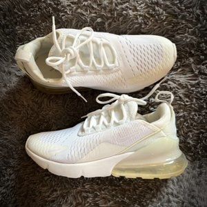 Nike Air Max 270 in All White (rare color combo)